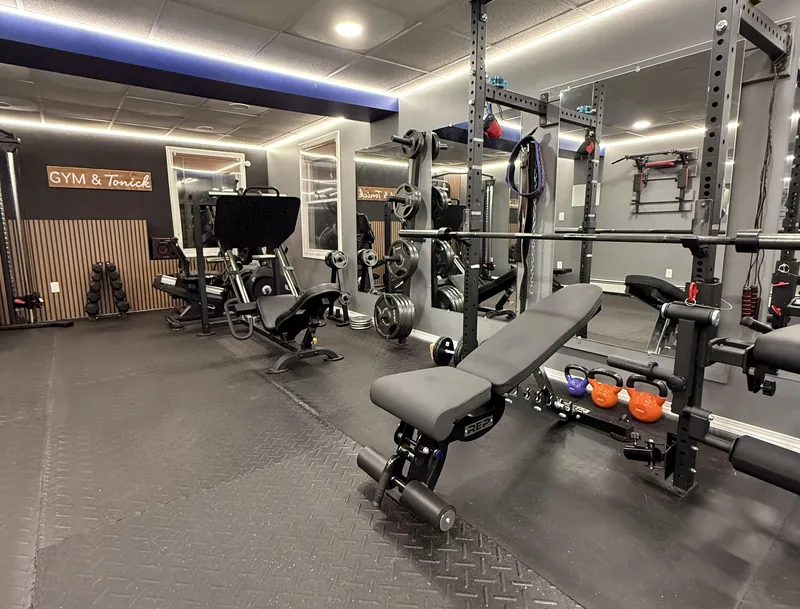 Close view of the Gym and Tonick training space